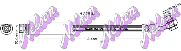 Brake Hose (H7421Q)