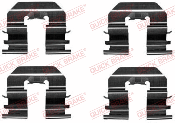 Accessory Kit, disc brake pad (109-1780)