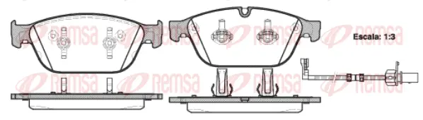 Brake Pad Set, disc brake (1443 02)