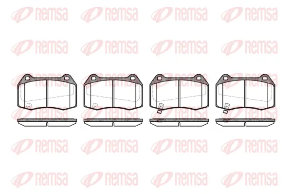 Brake Pad Set, disc brake (0441 32)