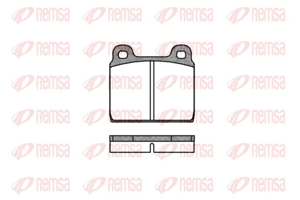 Brake Pad Set, disc brake (0002 00)