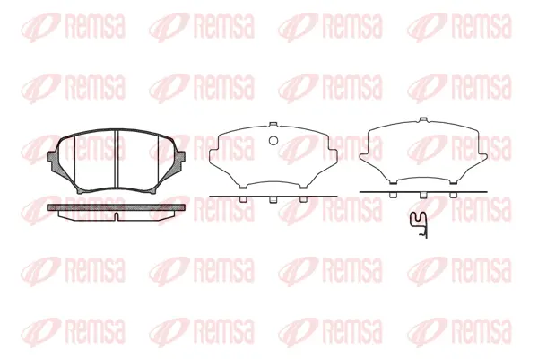 Brake Pad Set, disc brake (1189 01)