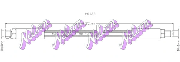 Brake Hose (H6423)