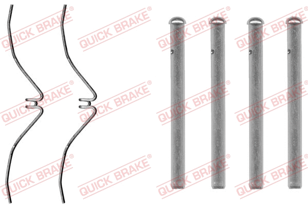 Accessory Kit, disc brake pad (109-1061)