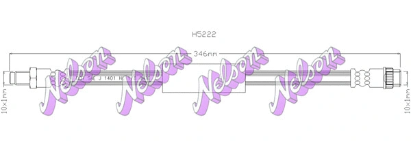 Brake Hose (H5222)