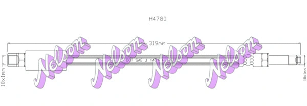 Brake Hose (H4780)
