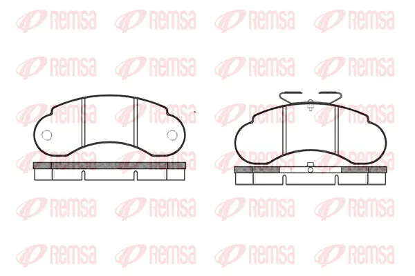 Brake Pad Set, disc brake (0142 00)