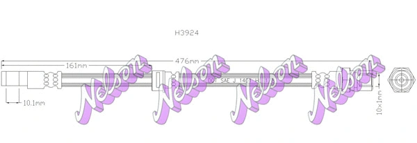Brake Hose (H3924)