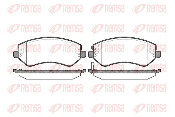 Brake Pad Set, disc brake (0807 02)