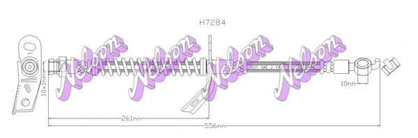 Brake Hose (H7284)