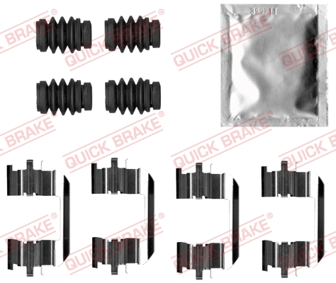 Accessory Kit, disc brake pad (109-0035)