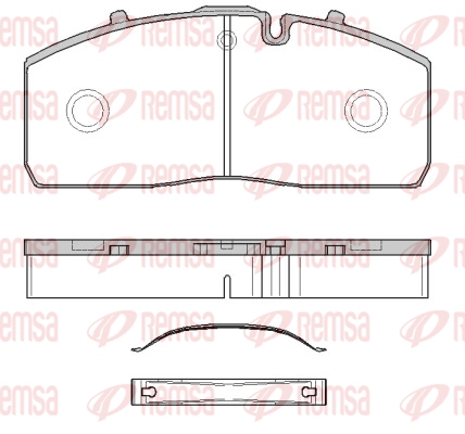 Brake Pad Set, disc brake (JCA1790.00)