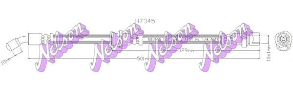 Brake Hose (H7345)