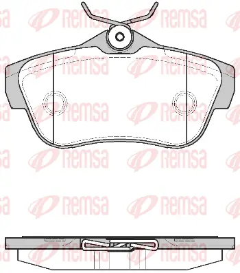 Brake Pad Set, disc brake (1299 00)