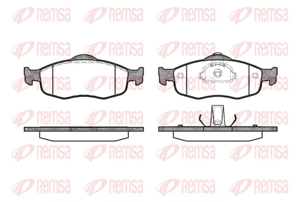 Brake Pad Set, disc brake (0432 00)