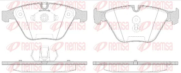 Brake Pad Set, disc brake (0857 50)