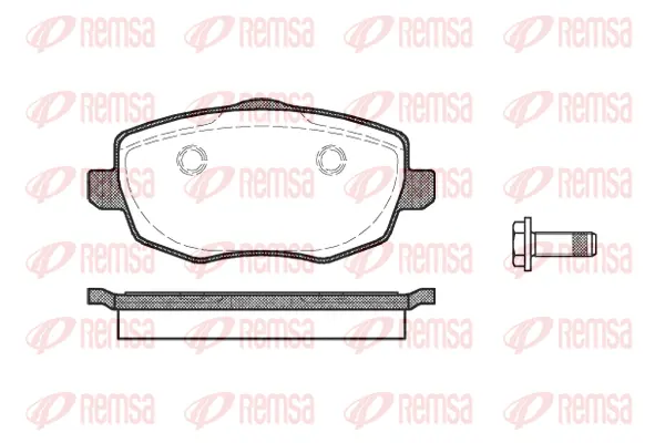 Brake Pad Set, disc brake (1099 00)