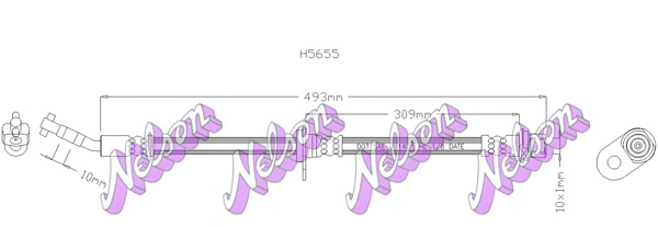 Brake Hose (H5655)