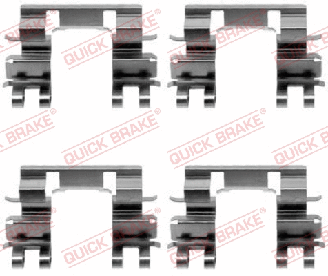 Accessory Kit, disc brake pad (109-1087)