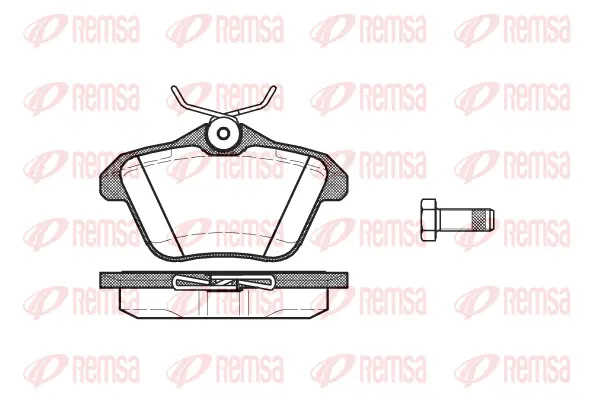 Brake Pad Set, disc brake (0581 10)
