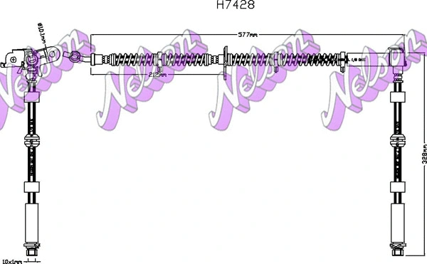Brake Hose (H7428)