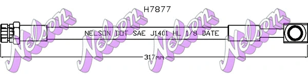 Brake Hose (H7877)