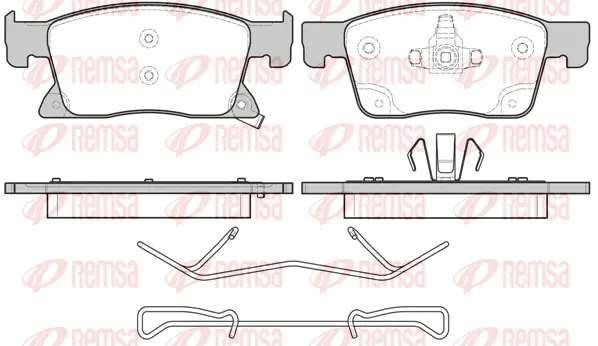 Brake Pad Set, disc brake (1679 02)