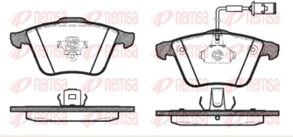 Brake Pad Set, disc brake (0964 52)