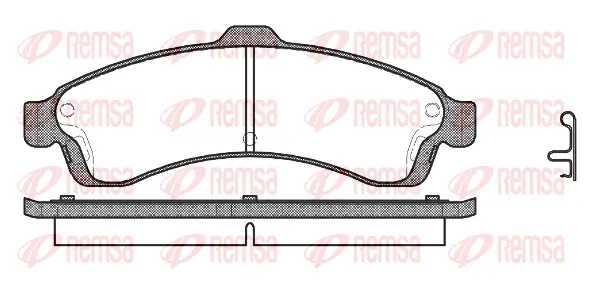 Brake Pad Set, disc brake (0837 02)
