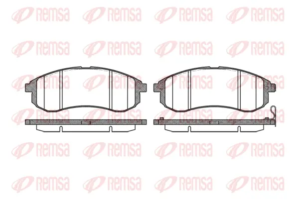 Brake Pad Set, disc brake (1129 01)