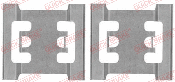 Accessory Kit, disc brake pad (109-1688)