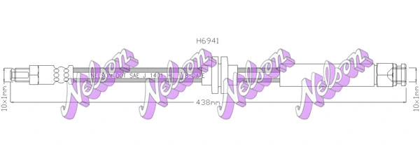 Brake Hose (H6941)