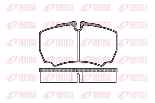 Brake Pad Set, disc brake (0849 00)