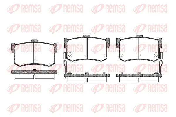 Brake Pad Set, disc brake (0242 02)