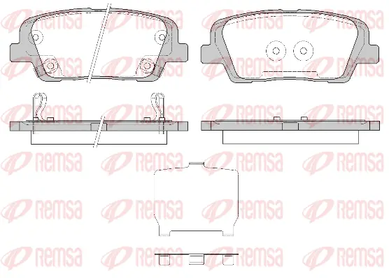 Brake Pad Set, disc brake (1274 42)