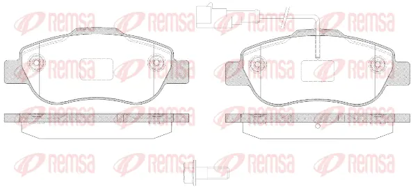 Brake Pad Set, disc brake (1100 21)