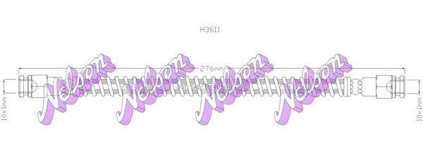 Brake Hose (H3611)