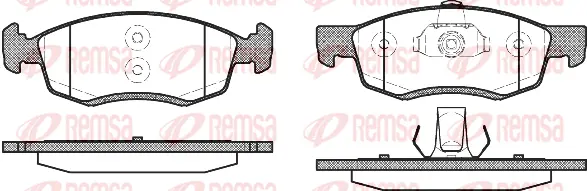 Brake Pad Set, disc brake (0172 32)