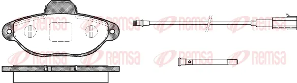 Brake Pad Set, disc brake (0414 21)