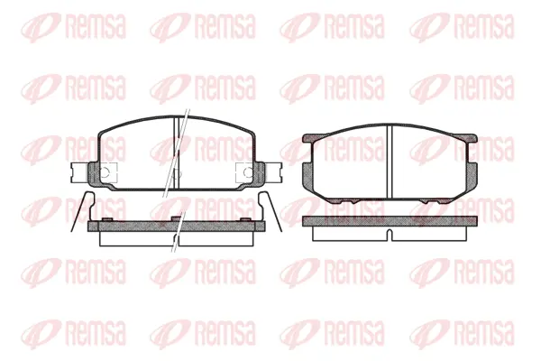 Brake Pad Set, disc brake (0109 22)