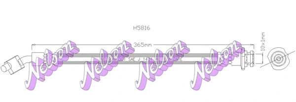 Brake Hose (H5816)