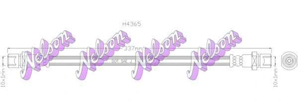Brake Hose (H4365)