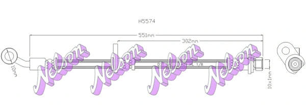 Brake Hose (H5574)