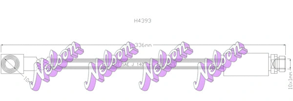 Brake Hose (H4393)