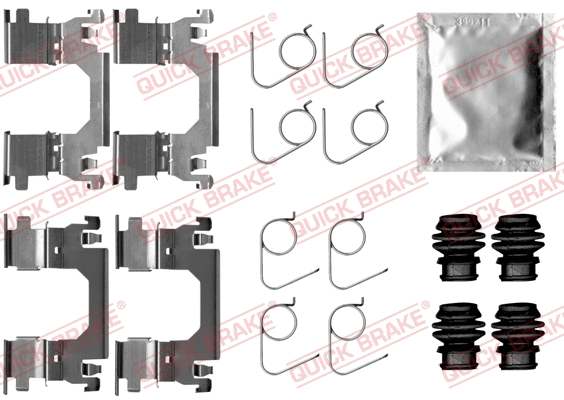 Accessory Kit, disc brake pad (109-0053)