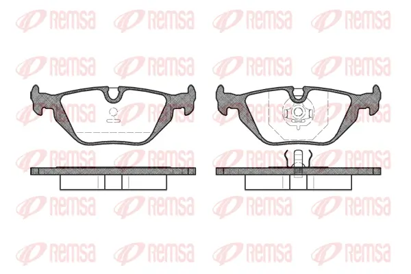 Brake Pad Set, disc brake (0265 30)