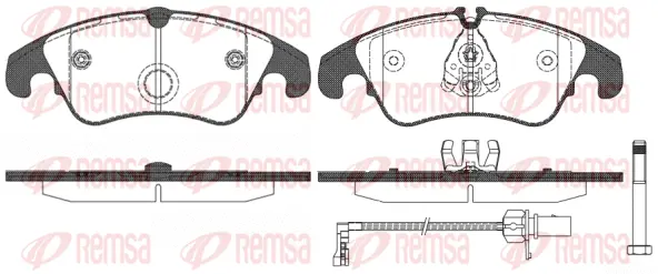 Brake Pad Set, disc brake (1304 31)