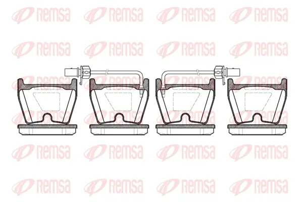 Brake Pad Set, disc brake (0896 02)
