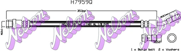 Brake Hose (H7959Q)