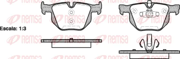 Brake Pad Set, disc brake (0381 70)